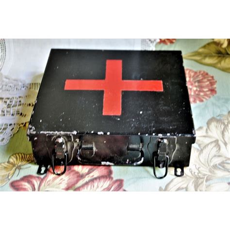 metal first aid box vintage|first aid metal box mountable.